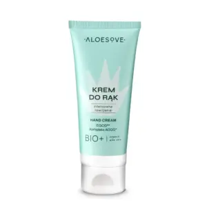 Aloesove Krem do rąk intensywne nawilżenie z organicznym aloe vera, EGCG i Kompleksem ACGG, BIO+